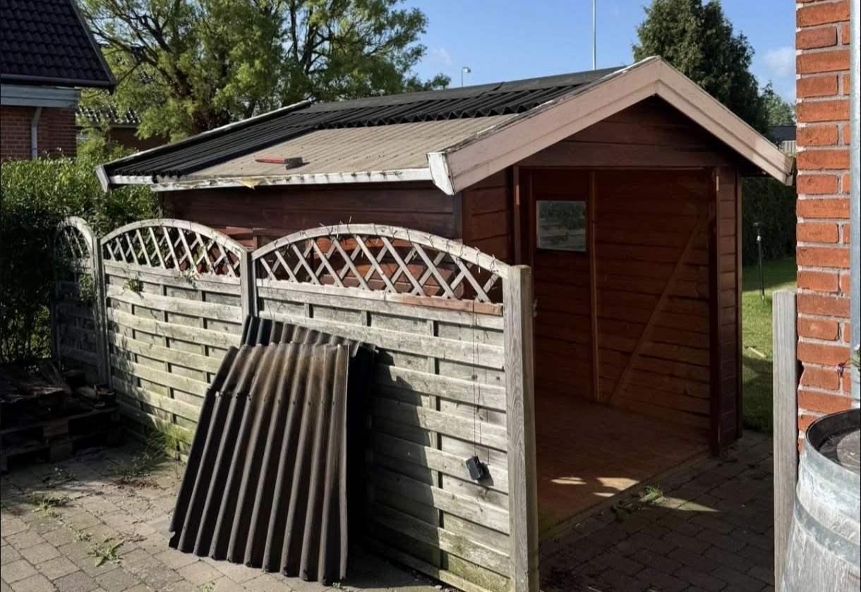 Garage før bygning