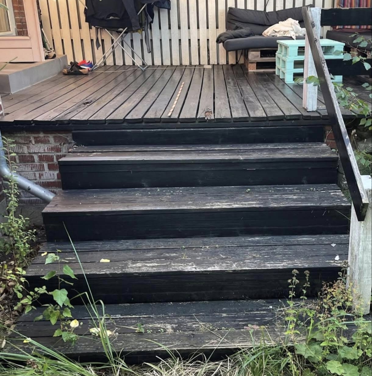 Terrasse før